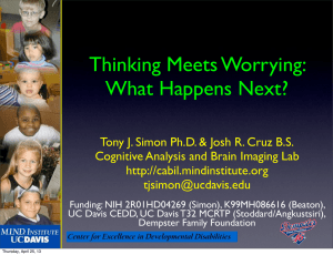 Thinking Meets Worrying: What Happens Next?