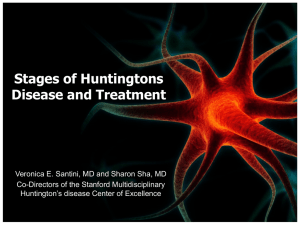 Stages of Huntingtons Disease and Treatment