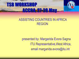 TSB WORKSHOP ACCRA, 27-28 May