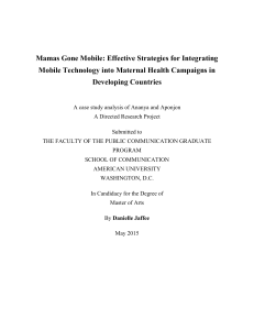 Mamas Gone Mobile: Effective Strategies for Integrating