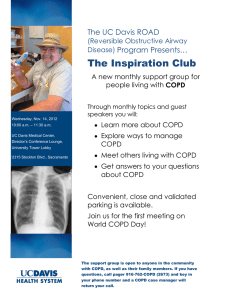 The Inspiration Club The UC Davis ROAD Program Presents… (Reversible Obstructive Airway
