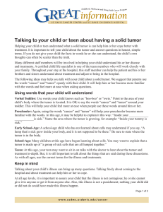 Talking to your child or teen about having a solid...