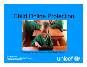 Child Online Protection Click to edit Master title style 1