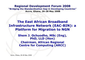 The East African Broadband Infrastructure Network (EAC-BIN): a