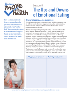 The Ups and Downs of Emotional Eating Lesson 8
