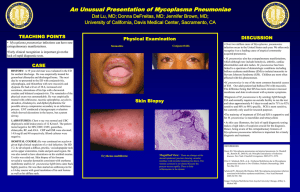 An Unusual Presentation of Mycoplasma Pneumoniae