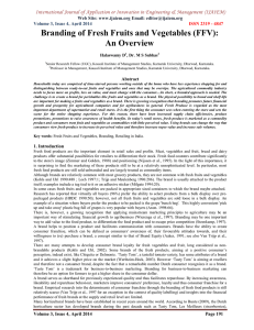 International Journal of Application or Innovation in Engineering &amp; Management... Web Site: www.ijaiem.org Email: Volume 3, Issue 4, April 2014