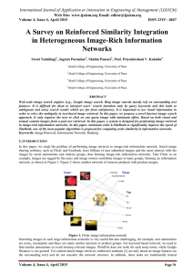 A Survey on Reinforced Similarity Integration in Heterogeneous Image-Rich Information Networks