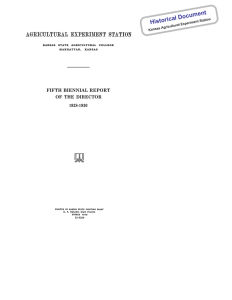 Historical Document FIFTH BIENNIAL REPORT OF THE DIRECTOR 1928-1930