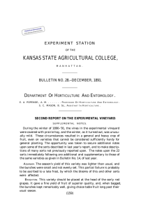 KANSAS STATE AGRICULTURAL COLLEGE, D O H