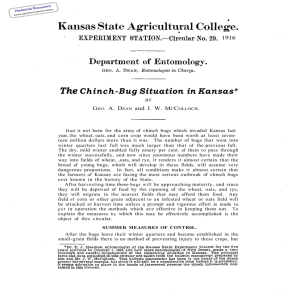 The Chinch-Bug Situation in Kansas* 1916 G