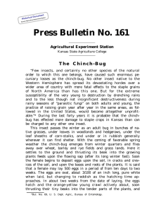 Press Bulletin No. 161 Agricultural Experiment Station
