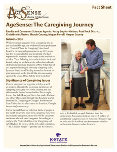 AgeSense: The Caregiving Journey Fact Sheet