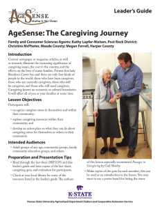 AgeSense: The Caregiving Journey Leader’s Guide