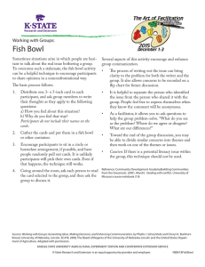 Fish Bowl Working with Groups: