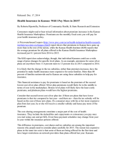 Health Insurance in Kansas: Will I Pay More in 2015?