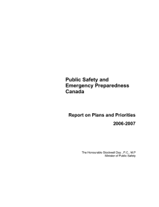 Public Safety and Emergency Preparedness Canada