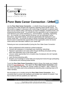 Penn State Career Connection -
