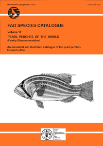 FAO SPECIES CATALOGUE