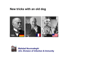 New tricks with an old dog Mahdad Noursadeghi 1934