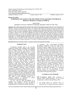 Advance Journal of Food Science and Technology 9(3): 202-205, 2015