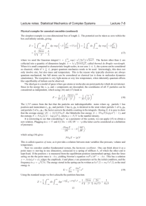 Lecture notes: Statistical Mechanics of Complex Systems Lecture 7-8