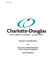 Request for Qualifications  for Concourse A North Expansion