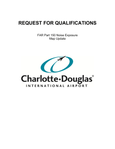 REQUEST FOR QUALIFICATIONS FAR Part 150 Noise Exposure Map Update