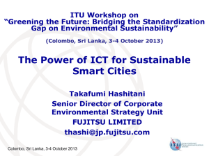The Power of ICT for Sustainable Smart Cities