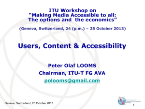 Users, Content &amp; Accessibility