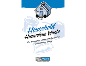 Household Waste Hazardous RTI