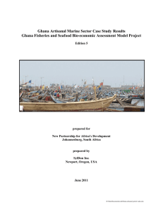 Ghana Artisanal Marine Sector Case Study Results