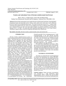 Advance Journal of Food Science and Technology 3(4): 303-307, 2011