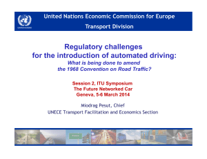 United Nations Economic Commission for Europe Transport Division