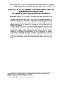 Proceedings of 3rd Global Accounting, Finance and Economics Conference