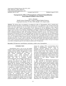 Asian Journal of Medical Science 5(4): 83-91, 2013