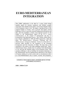 EURO-MEDITERRANEAN INTEGRATION