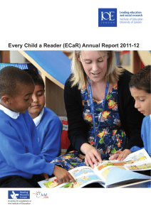 Every Child a Reader (ECaR) Annual Report 2011-12 | 1