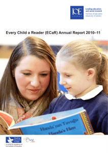 Every Child a Reader (ECaR) Annual Report 2010–11 | 1