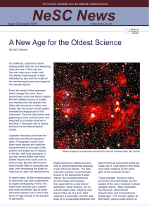 NeSC News A New Age for the Oldest Science