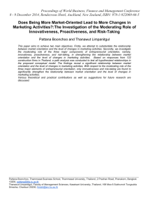 Proceedings of World Business, Finance and Management Conference