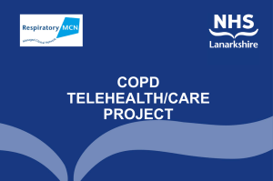 COPD TELEHEALTH/CARE PROJECT