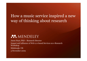 How a music service inspired a new