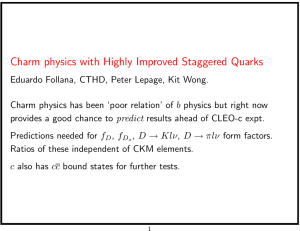Charm physics with Highly Improved Staggered Quarks