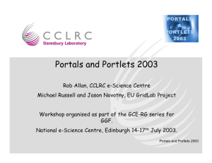 Portals and Portlets 2003