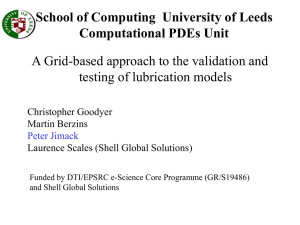 School of Computing  University of Leeds Computational PDEs Unit