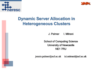Dynamic Server Allocation in Heterogeneous Clusters