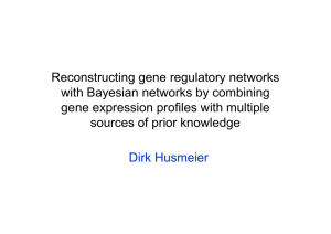 Reconstructing gene regulatory networks with Bayesian networks by combining