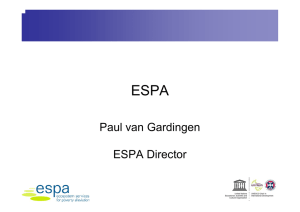ESPA Paul van Gardingen ESPA Director