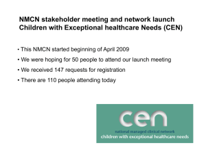 NMCN stakeholder meeting and network launch